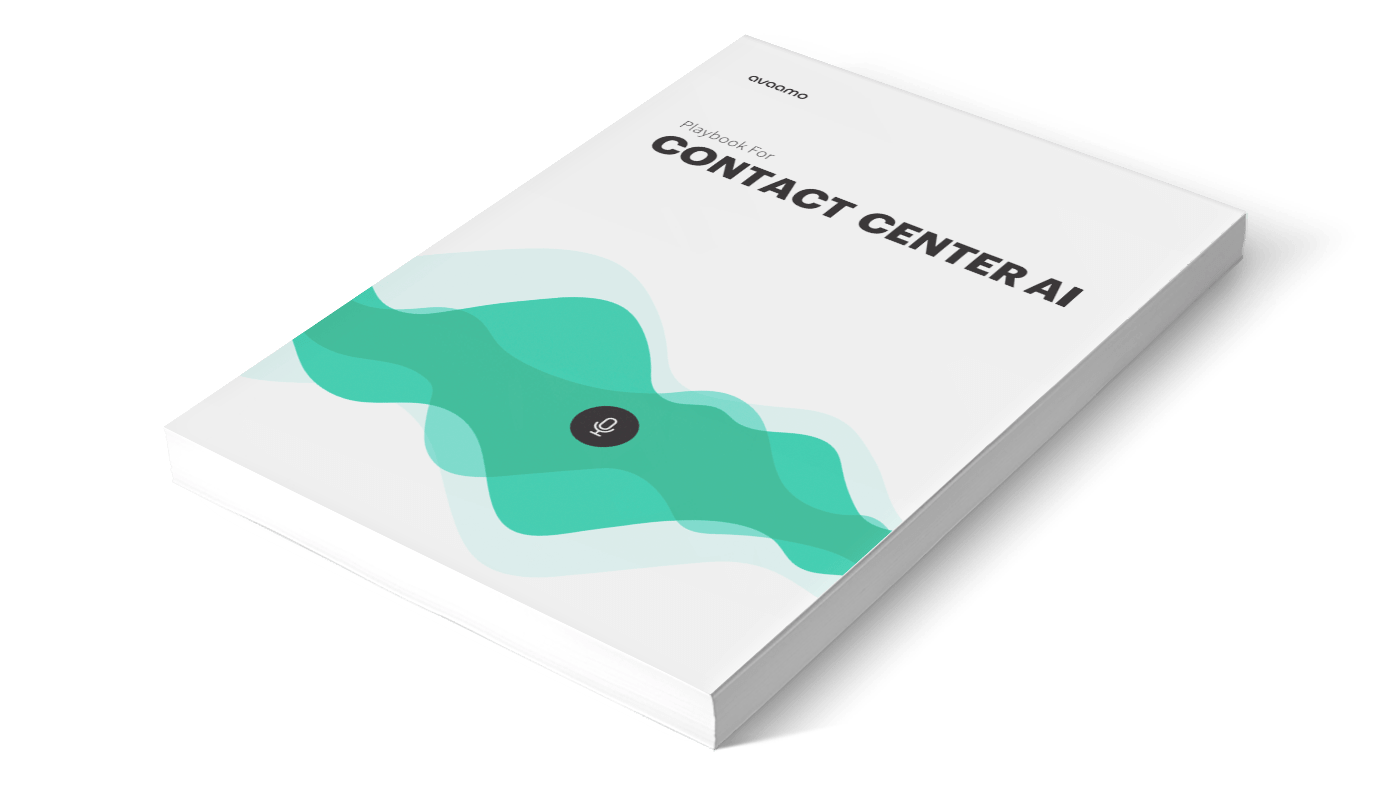 card playbook for contact center AI