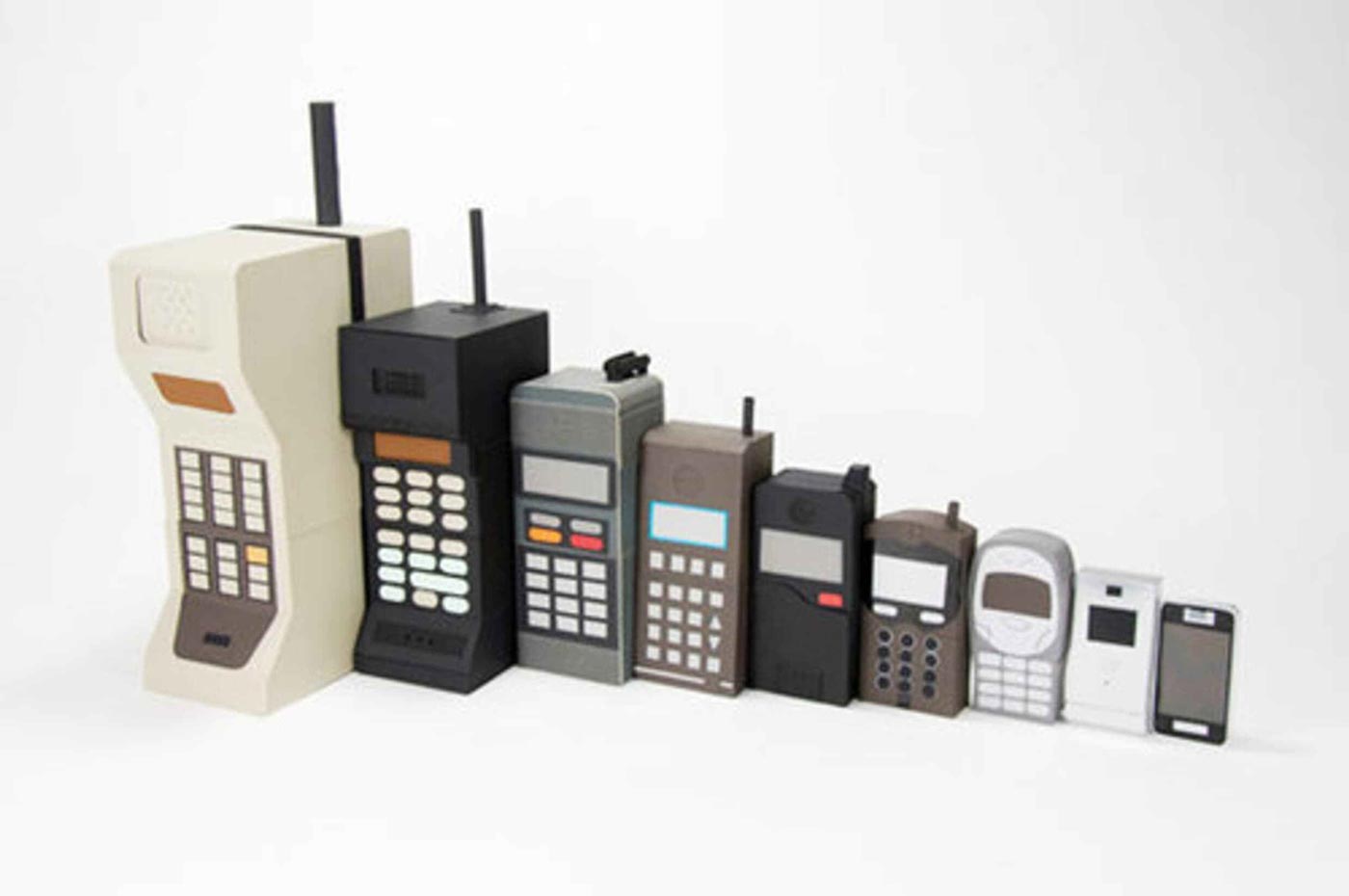 evolution of mobile phone